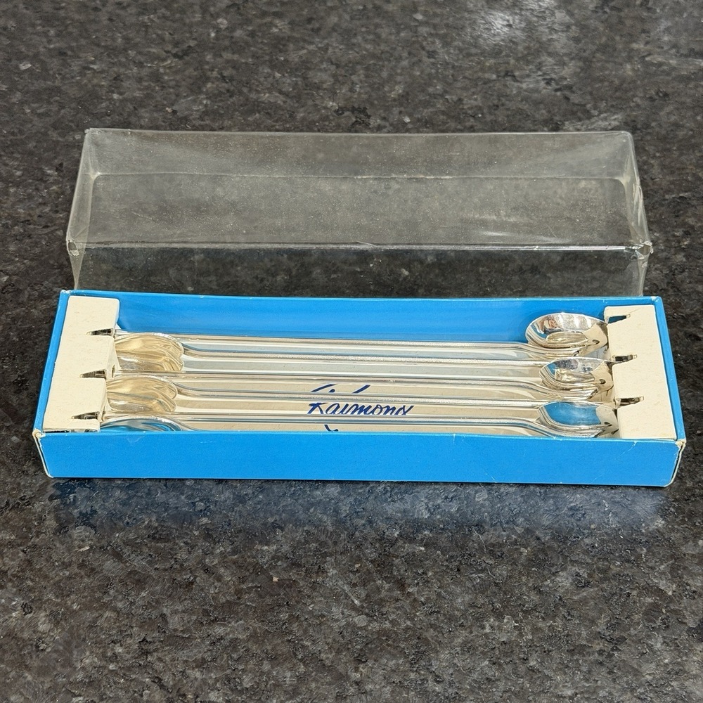 Raimond Set of 6 1960s Heart Shaped Swizzle Stick Straws For Cocktails, Iced Tea